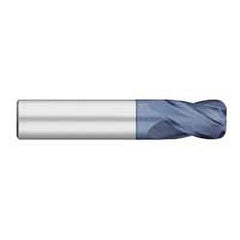 Titan USA - Corner Radius & Corner Chamfer End Mills; Mill Diameter (Inch): 1/8 ; Mill Diameter (Decimal Inch): 0.1250 ; End Type: Corner Radius ; Corner Radius (Decimal Inch): 0.0300 ; Number of Flutes: 4 ; Material: Solid Carbide - Exact Industrial Supply