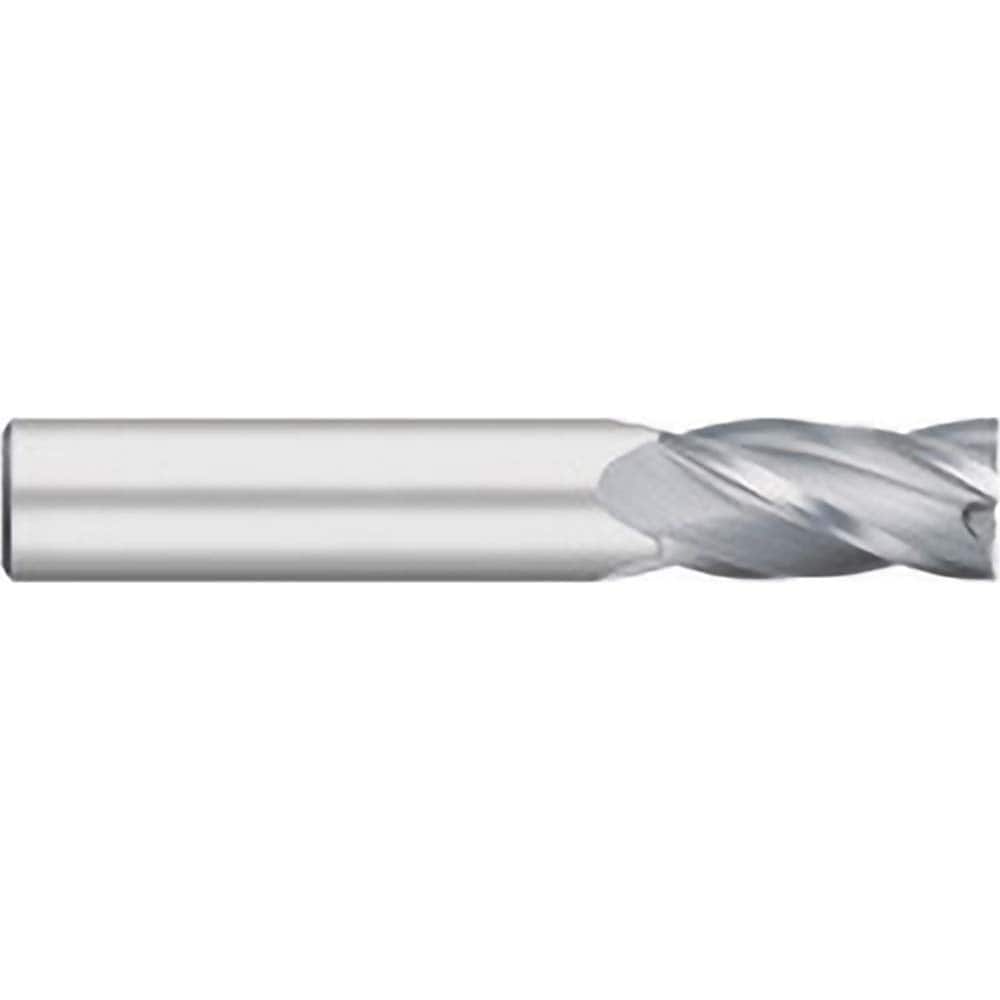 Titan USA - Square End Mills; Mill Diameter (mm): 4.00 ; Mill Diameter (Decimal Inch): 0.1575 ; Number of Flutes: 4 ; Length of Cut (mm): 14.00 ; Length of Cut (Decimal Inch): 0.5512 ; Material: Solid Carbide - Exact Industrial Supply