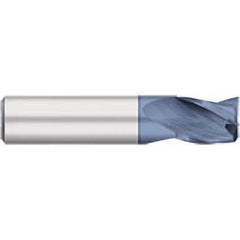 Titan USA - Square End Mills; Mill Diameter (Decimal Inch): 0.0781 ; Number of Flutes: 3 ; Length of Cut (Inch): 1/8 ; Length of Cut (Decimal Inch): 0.1250 ; Material: Solid Carbide ; Finish/Coating: AlTiN - Exact Industrial Supply