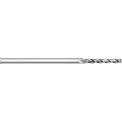Titan USA - Square End Mills; Mill Diameter (Decimal Inch): 0.0600 ; Number of Flutes: 3 ; Length of Cut (Inch): 1/2 ; Length of Cut (Decimal Inch): 0.5000 ; Material: Solid Carbide ; Finish/Coating: Uncoated - Exact Industrial Supply