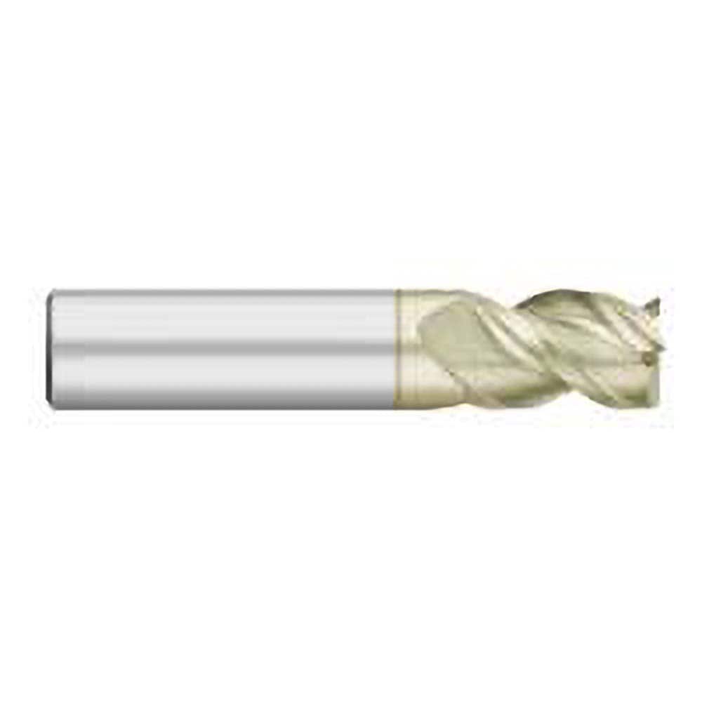 Titan USA - Square End Mills; Mill Diameter (Inch): 1/8 ; Mill Diameter (Decimal Inch): 0.1250 ; Number of Flutes: 3 ; Length of Cut (Inch): 1/4 ; Length of Cut (Decimal Inch): 0.2500 ; Material: Solid Carbide - Exact Industrial Supply