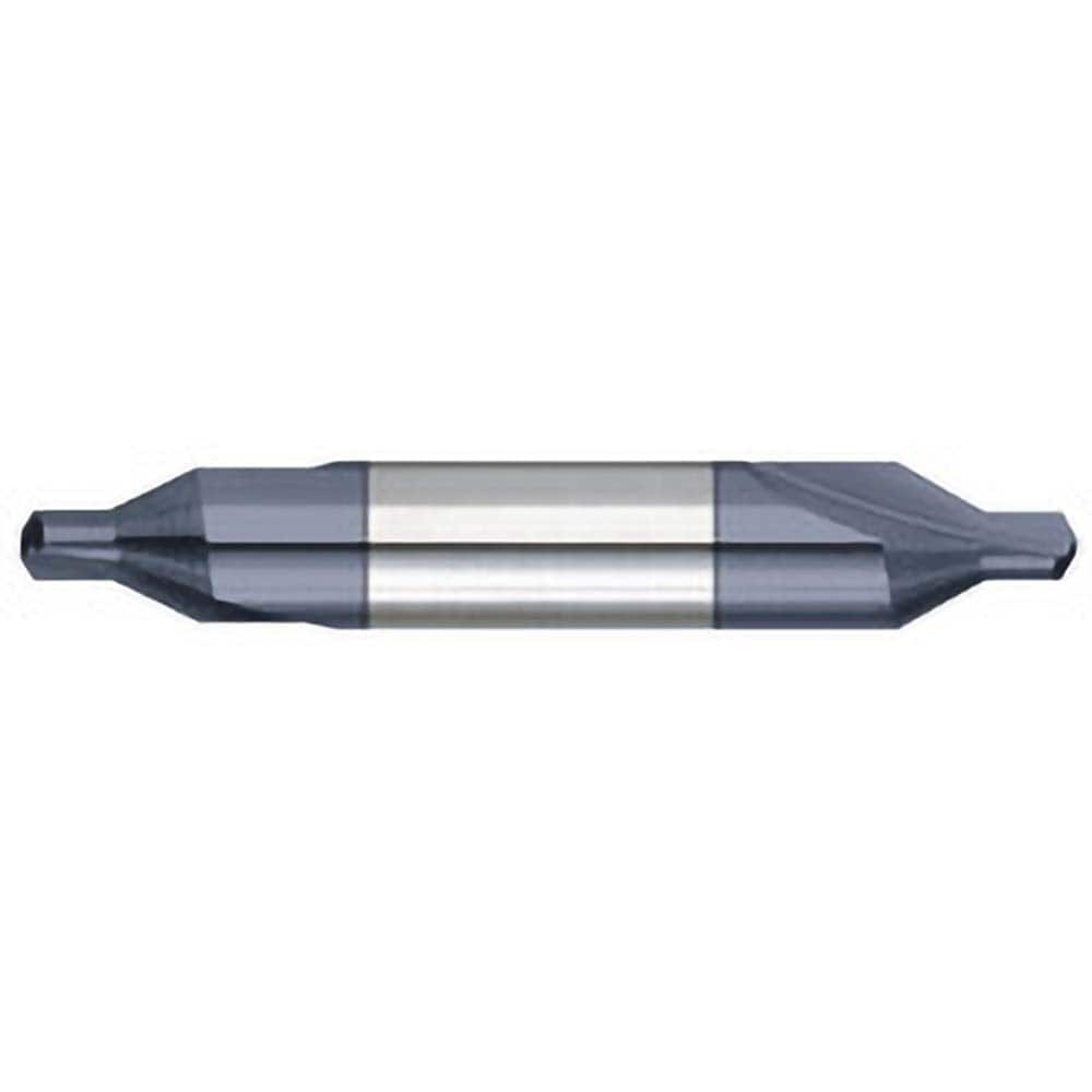 Titan USA - Combination Drill & Countersinks; Material: Cobalt ; Included Angle: 60 ; Trade Size: #1 ; Body Diameter (Inch): 1/8 ; Body Diameter (Decimal Inch): 1/8 ; Overall Length (Inch): 1-1/4 - Exact Industrial Supply