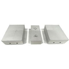 TE-CO - Vise Jaw Sets; Jaw Width (mm): 203.2 ; Jaw Width (Inch): 8 ; Jaw Width (Decimal Inch): 8 ; Set Type: Component Kit ; Material: Aluminum ; Vise Compatibility: 8" Vises - Exact Industrial Supply