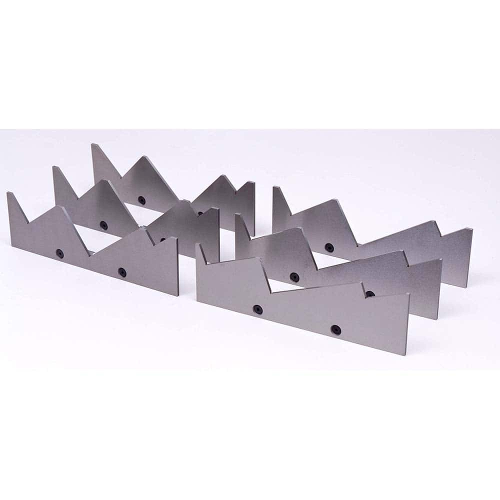 TE-CO - Vise Accessories; Product Type: Mill Angle ; Product Compatibility: 6" Vises ; Number of Pieces: 6 ; Material: Steel ; Jaw Width (Inch): 6 ; Product Length (Inch): 0.118 - Exact Industrial Supply