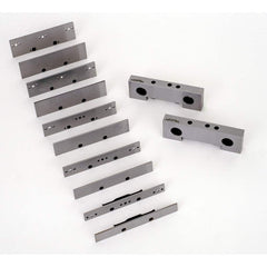 TE-CO - Vise Jaw Sets; Jaw Width (mm): 203.2 ; Jaw Width (Inch): 8 ; Jaw Width (Decimal Inch): 8 ; Set Type: Component Kit ; Material: Aluminum ; Vise Compatibility: 8" Vises - Exact Industrial Supply
