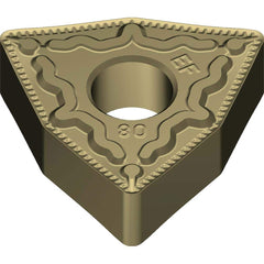 WNMG331EEF AC8020P Carbide Turning Insert Absotech Finish, 0.2559″ Long, 3/8″ Inscribed Circle, 0.0157″ Corner Radius, 0.1874″ Thick, Series AC8020P