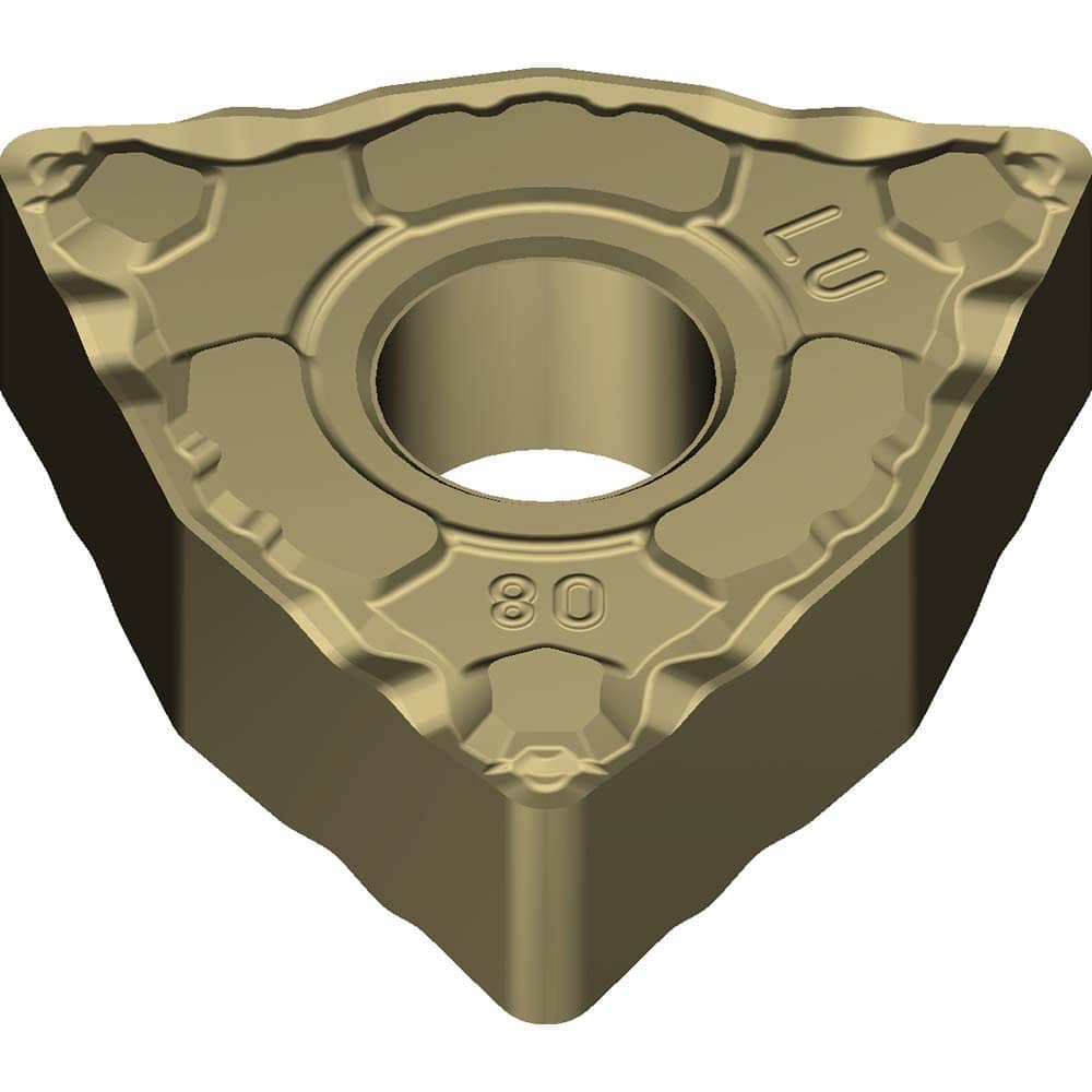 WNMG331ELU AC8020P Carbide Turning Insert Absotech Finish, 0.2559″ Long, 3/8″ Inscribed Circle, 0.0157″ Corner Radius, 0.1874″ Thick, Series AC8020P