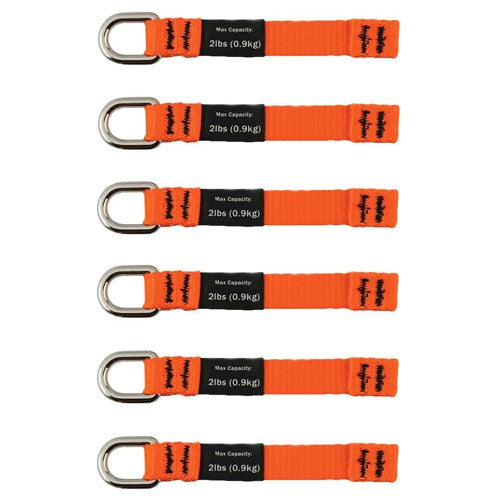3700 Med Orange Web Tool Tails 2Lb 6-Pack - Americas Industrial Supply
