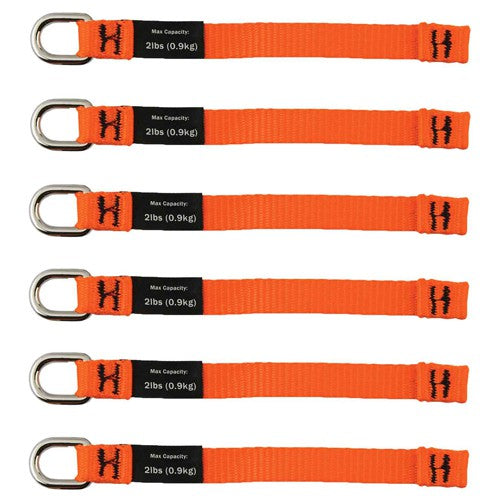 3700 X-Long Orange -2Lb 6-Pack Web Tool Tails - Americas Industrial Supply