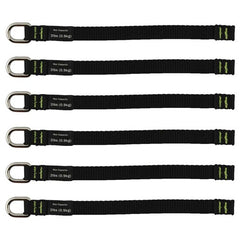 3700 2X-Long Black Web Tool Tails 2Lb 6-Pack - Americas Industrial Supply