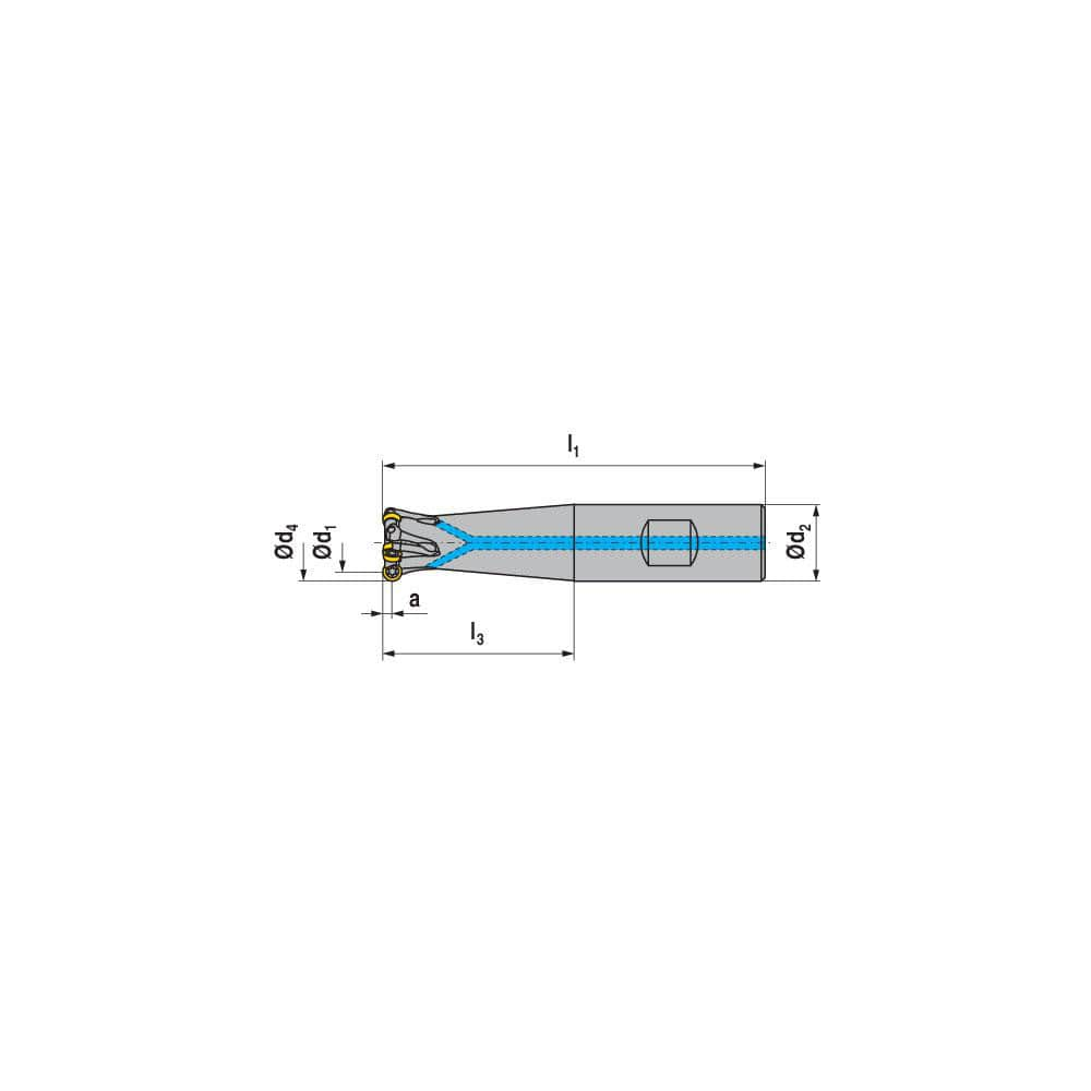 Indexable Ball Nose End Mills; Milling Diameter: 1.5000 in; Maximum Depth Of Cut: 0.1970 in; Maximum Ramping Angle: 3.3; Shank Diameter: 1.2500 in; Shank Type: Weldon Flat; Compatible Insert Style: RPHX; RPNX; Compatible Insert Size Code: RP.X 10T3..; Too