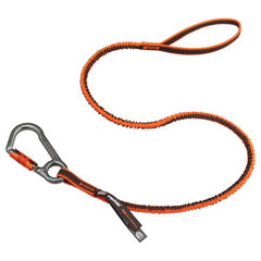 3108F Standard Orange Tool Lanyard Single Locking Carabiner - 15Lbs - Americas Industrial Supply