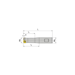 Indexable Ball Nose End Mills; Milling Diameter: 20.00 mm; Maximum Depth Of Cut: 23.00 mm; Maximum Ramping Angle: 0.0; Shank Diameter: 20.00 mm; Shank Type: Weldon Flat; Compatible Insert Style: RDEX; RDHX; RDMX; RDPX; Compatible Insert Size Code: RD.X 10