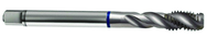 5/8-11 2B 4-Flute Cobalt Blue Ring Semi-Bottoming 40 degree Spiral Flute Tap-Bright - Americas Industrial Supply