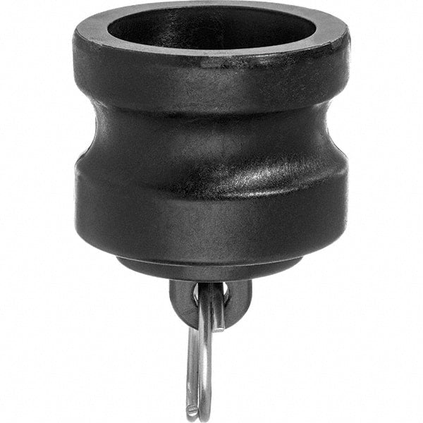 USA Sealing - 3" x Unthreaded" Cam & Groove Dust Plug for Use with Couplers - Americas Industrial Supply