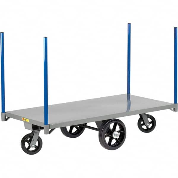 Little Giant - 3,000 Lb Capacity Steel Pipe Stake Truck - Steel Deck, 30" OAW, 48" Platform Length - Americas Industrial Supply