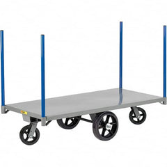 Little Giant - 3,000 Lb Capacity Steel Pipe Stake Truck - Steel Deck, 36" OAW, 72" Platform Length - Americas Industrial Supply