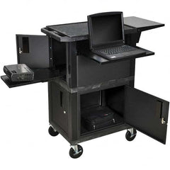 Luxor - Mobile Work Centers Type: Pull-Out Tray Shelf Storage Cabinet Load Capacity (Lb.): 300 - Americas Industrial Supply