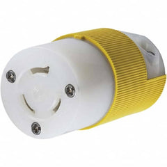 Hubbell Wiring Device-Kellems - 250V 15A NEMA L6-15R Marine Twist Lock Connector - Americas Industrial Supply