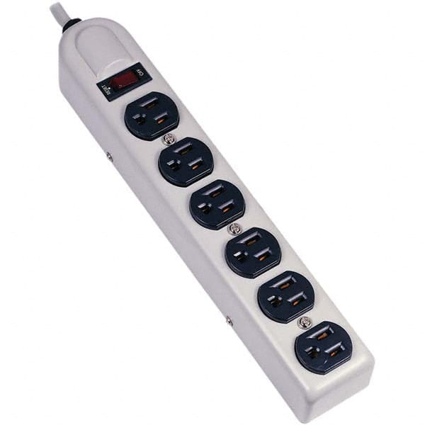 Hubbell Wiring Device-Kellems - Power Outlet Strips Amperage: 15 Voltage: 125 V - Americas Industrial Supply