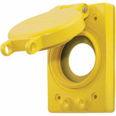 Hubbell Wiring Device-Kellems - Electrical Outlet Box & Switch Box Accessories Accessory Type: Weatherproof Cover Material: PBT Resin; Thermoplastic; Stainless Steel - Americas Industrial Supply