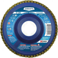 Osborn - 5" 40 Grit 5/8-11 Center Hole Type 27 Zirconia Alumina Flap Disc - Americas Industrial Supply