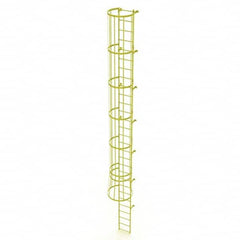 TRI-ARC - Rolling & Wall Mounted Ladders & Platforms Type: Fixed Ladder Style: Safety Cage - Americas Industrial Supply