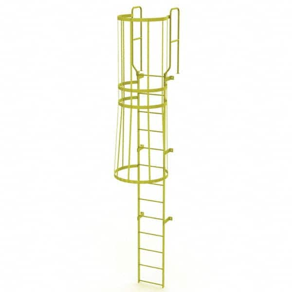 TRI-ARC - Rolling & Wall Mounted Ladders & Platforms Type: Fixed Ladder Style: Safety Cage - Americas Industrial Supply