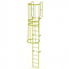 TRI-ARC - Rolling & Wall Mounted Ladders & Platforms Type: Fixed Ladder Style: Safety Cage - Americas Industrial Supply