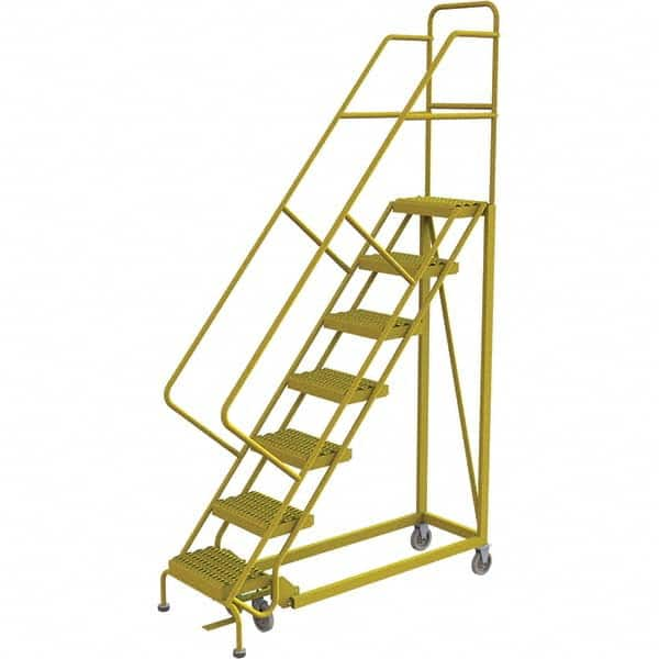 TRI-ARC - Rolling & Wall Mounted Ladders & Platforms Type: Stairway Slope Ladder Style: Forward Descent 50 Degree Incline - Americas Industrial Supply