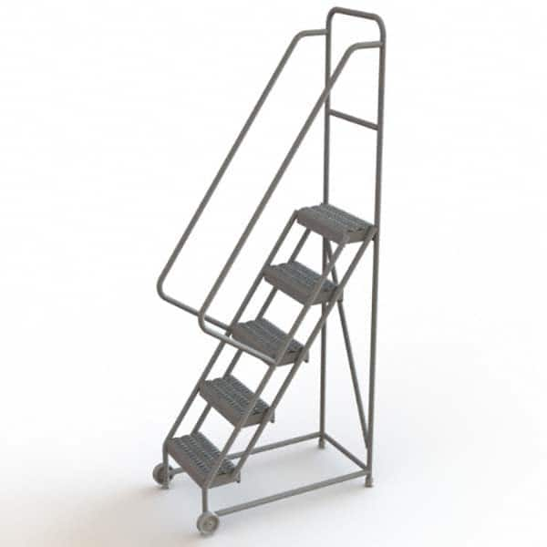 TRI-ARC - Rolling & Wall Mounted Ladders & Platforms Type: TiltNRoll Rolling Ladder Style: Tilt & Roll Safety Ladder - Americas Industrial Supply