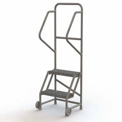 TRI-ARC - Rolling & Wall Mounted Ladders & Platforms Type: TiltNRoll Rolling Ladder Style: Tilt & Roll Safety Ladder - Americas Industrial Supply