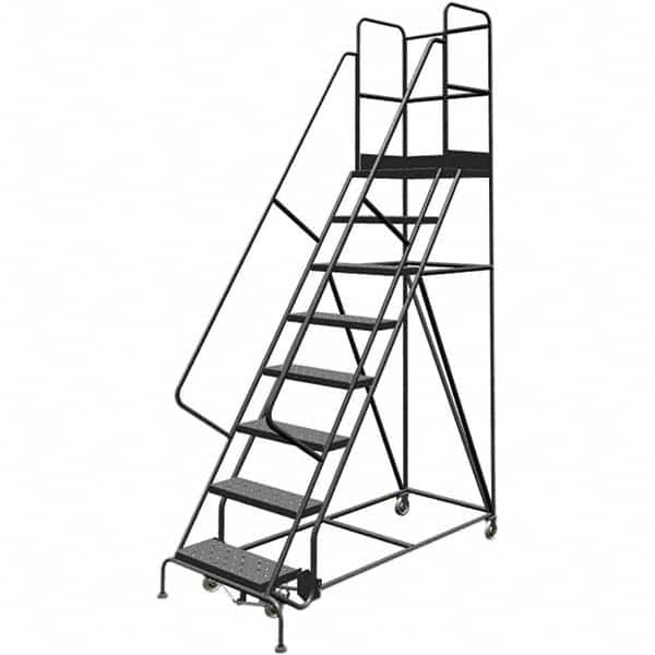 TRI-ARC - Rolling & Wall Mounted Ladders & Platforms Type: Rolling Warehouse Ladder Style: Rolling Platform Ladder - Americas Industrial Supply