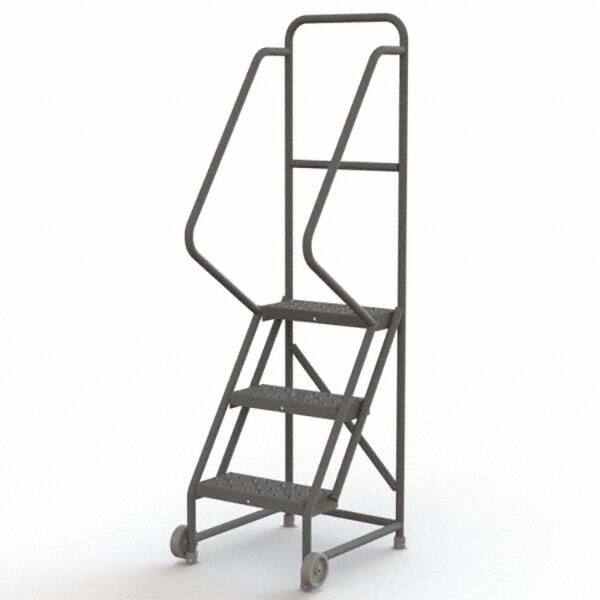 TRI-ARC - Rolling & Wall Mounted Ladders & Platforms Type: TiltNRoll Rolling Ladder Style: Tilt & Roll Safety Ladder - Americas Industrial Supply