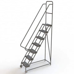 TRI-ARC - Rolling & Wall Mounted Ladders & Platforms Type: TiltNRoll Rolling Ladder Style: Tilt & Roll Safety Ladder - Americas Industrial Supply