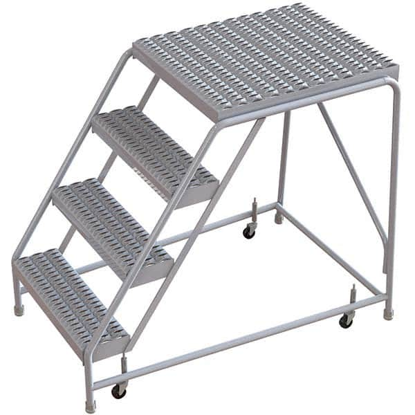 TRI-ARC - Rolling & Wall Mounted Ladders & Platforms Type: Rolling Warehouse Ladder Style: Rolling Safety Ladder - Americas Industrial Supply