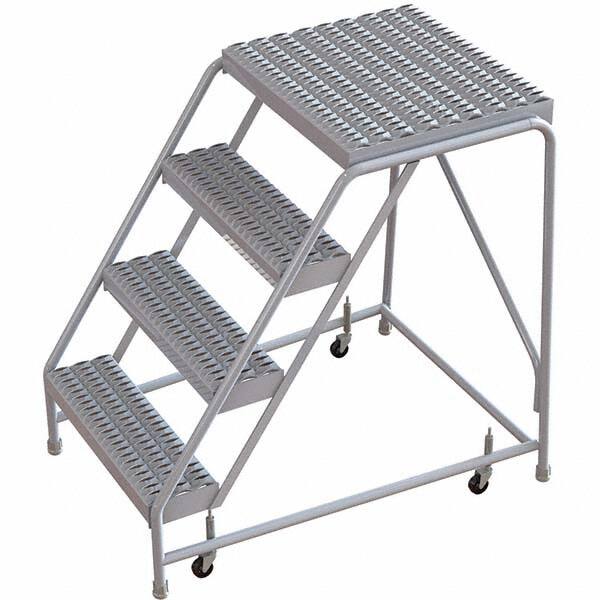 TRI-ARC - Rolling & Wall Mounted Ladders & Platforms Type: Rolling Warehouse Ladder Style: Rolling Safety Ladder - Americas Industrial Supply