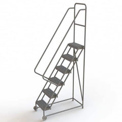 TRI-ARC - Rolling & Wall Mounted Ladders & Platforms Type: TiltNRoll Rolling Ladder Style: Tilt & Roll Safety Ladder - Americas Industrial Supply