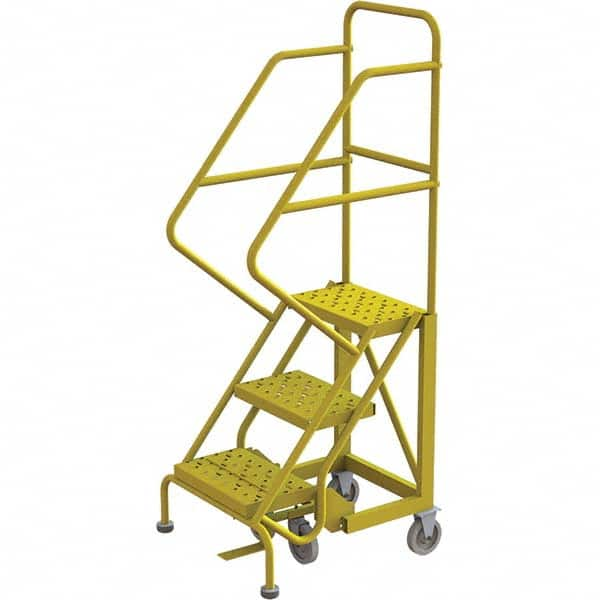 TRI-ARC - Rolling & Wall Mounted Ladders & Platforms Type: Stairway Slope Ladder Style: Forward Descent 50 Degree Incline - Americas Industrial Supply