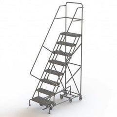 TRI-ARC - Rolling & Wall Mounted Ladders & Platforms Type: All-Directional Ladder Style: Forward Descent 50 Degree Incline - Americas Industrial Supply