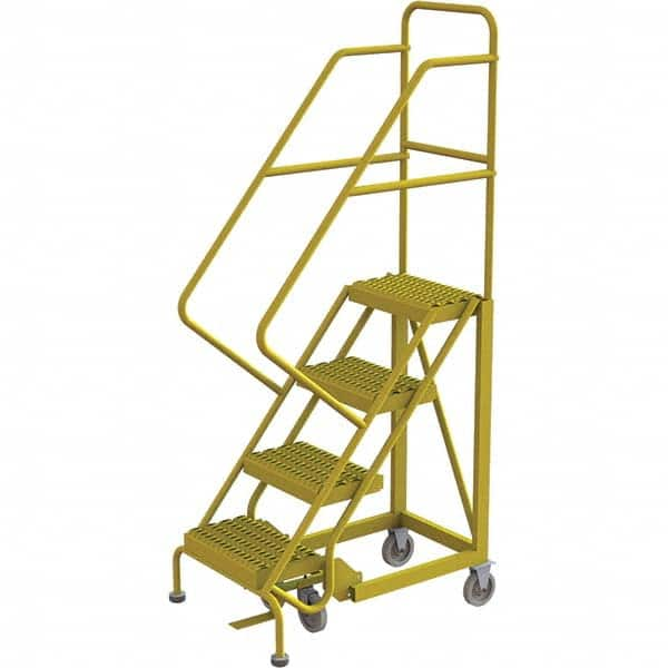 TRI-ARC - Rolling & Wall Mounted Ladders & Platforms Type: Stairway Slope Ladder Style: Forward Descent 50 Degree Incline - Americas Industrial Supply