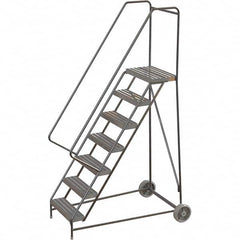 TRI-ARC - Rolling & Wall Mounted Ladders & Platforms Type: Rolling Warehouse Ladder Style: Rolling Safety Ladder - Americas Industrial Supply