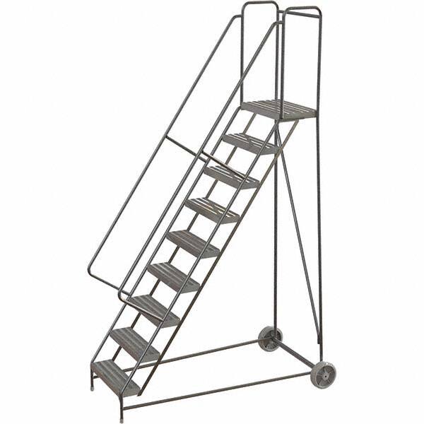 TRI-ARC - Rolling & Wall Mounted Ladders & Platforms Type: Rolling Warehouse Ladder Style: Rolling Safety Ladder - Americas Industrial Supply