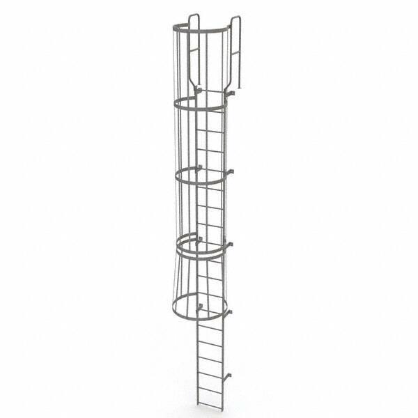 TRI-ARC - Rolling & Wall Mounted Ladders & Platforms Type: Fixed Ladder Style: Safety Cage - Americas Industrial Supply