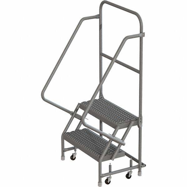 TRI-ARC - Rolling & Wall Mounted Ladders & Platforms Type: Rolling Warehouse Ladder Style: Rolling Platform Ladder - Americas Industrial Supply