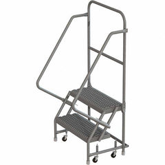 TRI-ARC - Rolling & Wall Mounted Ladders & Platforms Type: Rolling Warehouse Ladder Style: Rolling Platform Ladder - Americas Industrial Supply