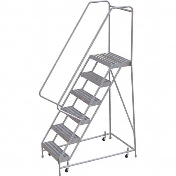 TRI-ARC - Rolling & Wall Mounted Ladders & Platforms Type: Rolling Warehouse Ladder Style: Rolling Safety Ladder - Americas Industrial Supply