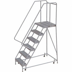 TRI-ARC - Rolling & Wall Mounted Ladders & Platforms Type: Rolling Warehouse Ladder Style: Rolling Safety Ladder - Americas Industrial Supply