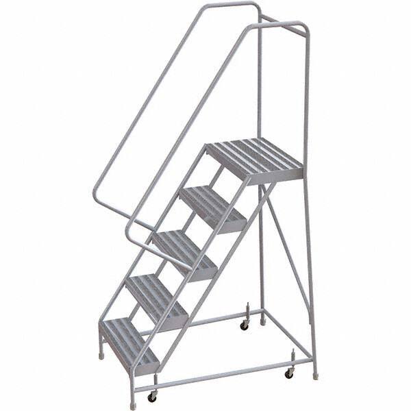 TRI-ARC - Rolling & Wall Mounted Ladders & Platforms Type: Rolling Warehouse Ladder Style: Rolling Safety Ladder - Americas Industrial Supply