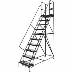 TRI-ARC - Rolling & Wall Mounted Ladders & Platforms Type: Rolling Warehouse Ladder Style: Rolling Platform Ladder - Americas Industrial Supply